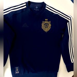 adidas Real Madrid Chinese Year Sweatshirt Mens M FI4831 Soccer Navy